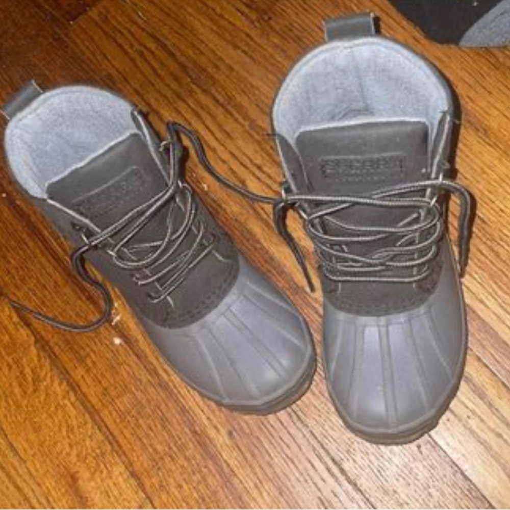 Sperry Topsider Bowline Storm Boots boys size 12 gray/grey
